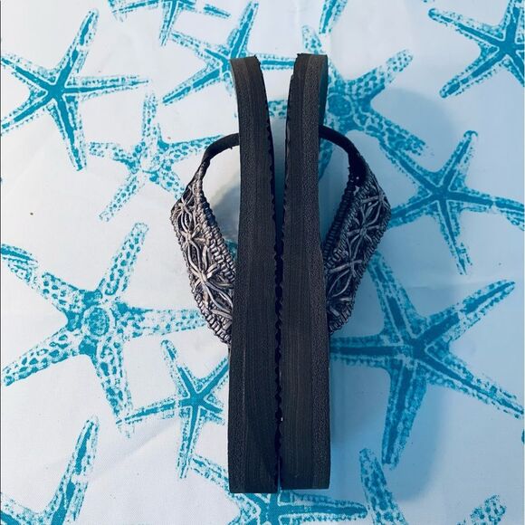 Skechers Modern Comfort Women's Meditation Ocean Breeze Brown Thong - Picture 5 of 10